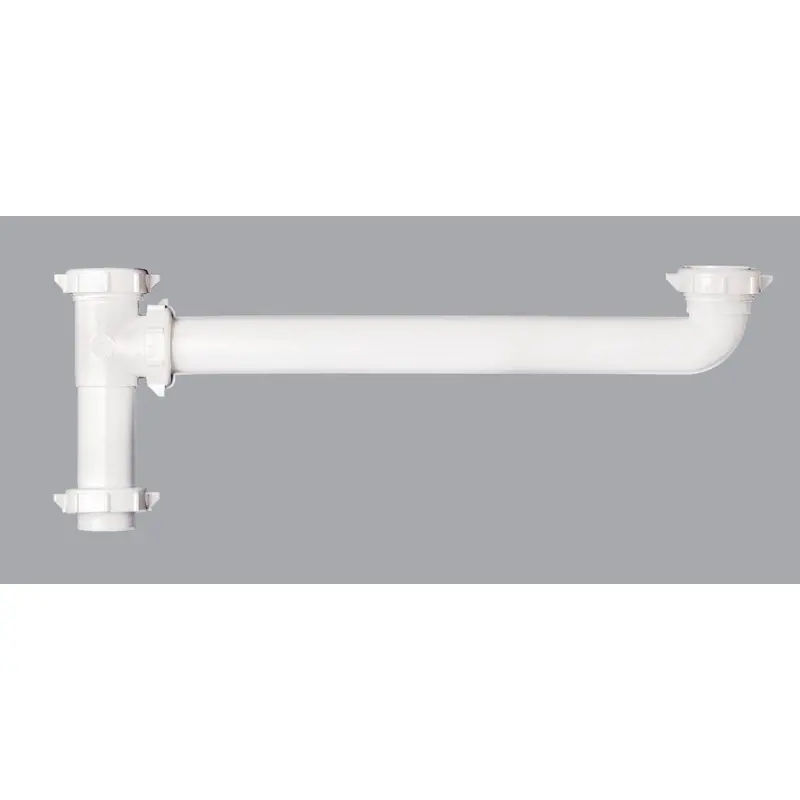 Do It Best White Plastic End Outlet Waste – 1" X 13" Drain Assembly 1