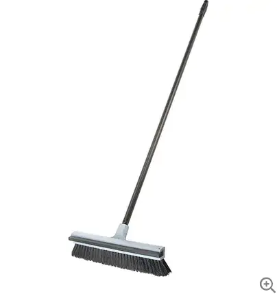 Dual-Function Broom And Squeegee – 16-Inch Wide With Ergonomic Handle 1