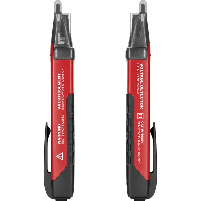Dual-Range Voltage Detector With Built-In Led Work Light 1
