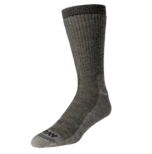 Duray Otish Classic Hiking Sock – Grey Cushioned Performance Design 1