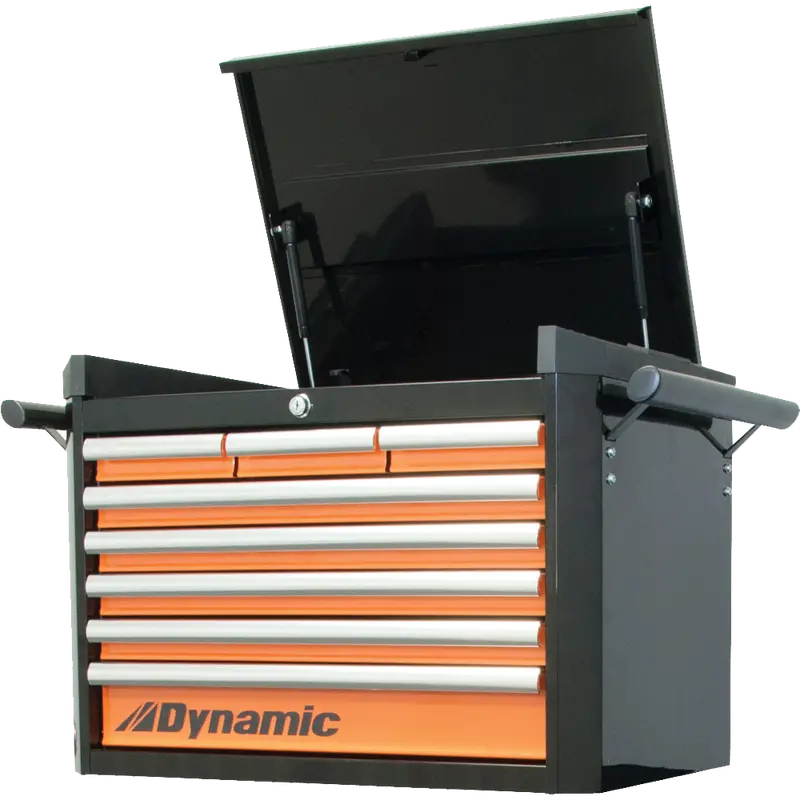 Dynamic 28-Inch Top Tool Chest – 8-Drawer Heavy-Gauge Steel 1