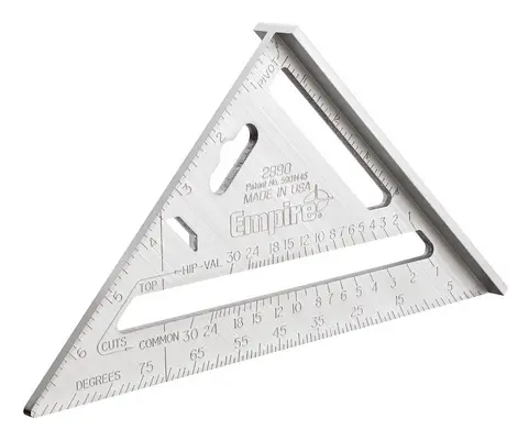 Empire 7" Rafter Square – Dual-Pack Aluminum Layout Tool 1