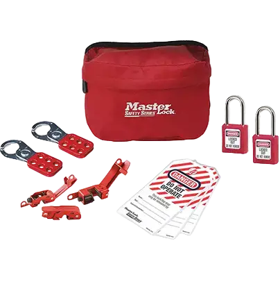 Essential Lockout Tagout Kit Featuring Zenex® Thermoplastic Padlocks 1