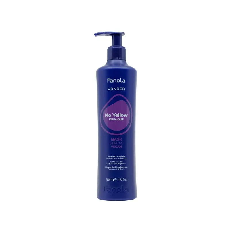 Fanola Wonder No Yellow Vegan Hair Mask – Brassiness-Correcting Treatment – 6.59 Oz 1