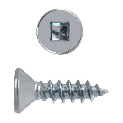 Flat-Head Wood Screw #10 × 1 Inch – 100-Count Box 1