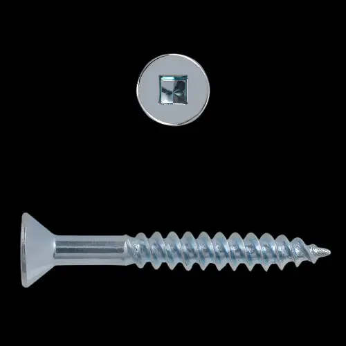 Flat-Head Wood Screw #8 × 1.5 Inches – 100-Unit Box 1