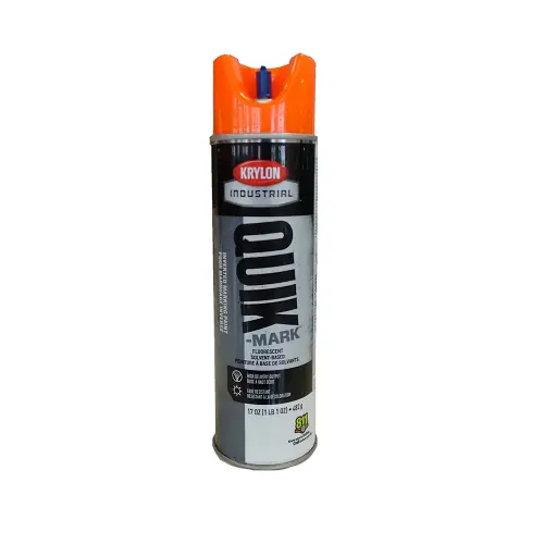 Fluorescent Orange Solvent-Based Marking Paint – 12-Can Case 1