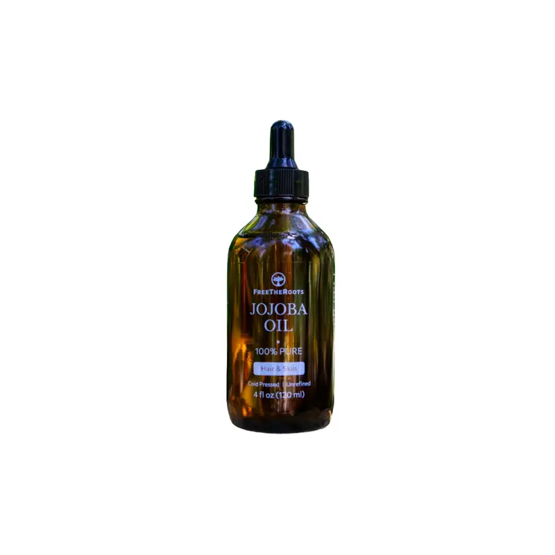 Freetheroots Cold-Pressed Jojoba Oil – Nourishing Scalp & Skin Carrier Oil, 120Ml 1
