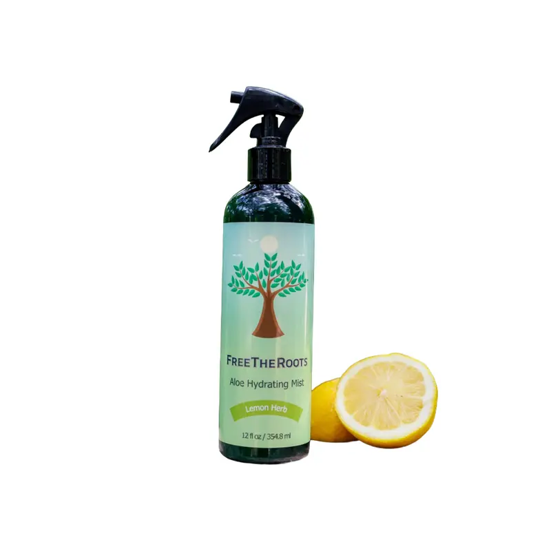 Freetheroots Lemon Herb Aloe Hair Mist – Refreshing & Detangling Spray, 355Ml 1