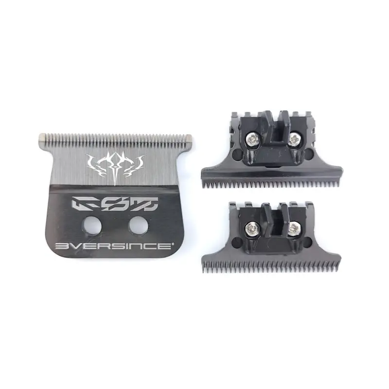 Gamma+ 3Versince X-Pro Wide Clipper Blade Kit – Black Diamond Dlc + Shallow Tooth 2.0 + "The One" Cutter (3V3Set) 1