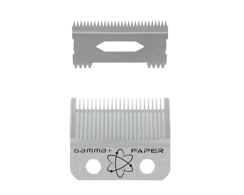 Gamma+ Gp526S Fixed Stainless Steel Clipper Blade Set With Slim Deep Cutter 1