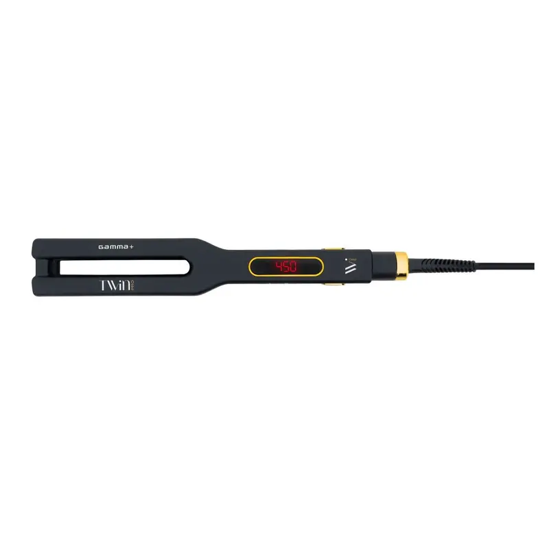 Gamma+ Twin Flat Iron Styler – Dual-Plate Ceramic-Titanium Straightener (Gp702B) 1