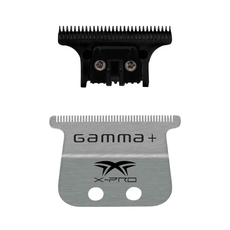 Gamma+ X-Pro Stainless Steel Blade With Black Carbon Diamond Dlc Coating – The One Cutting Trimmer Set (Gp528Sb) 1
