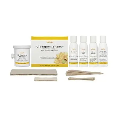 Gigi All-Purpose Honee Microwave Wax Kit – Natural Honey-Infused System 1