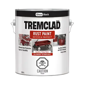 Gloss Black Anti-Rust Oil-Based Paint – 3.78L Can 1
