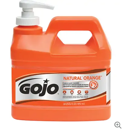 Gojo Natural Orange Hand Cleaner With Pumice – ½-Gallon Container 1