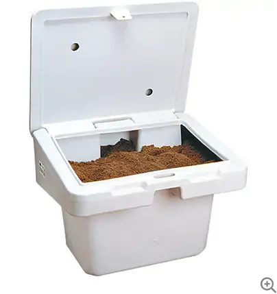 Grey Salt Storage Bin – 30 L (24" W X 24" H) 1