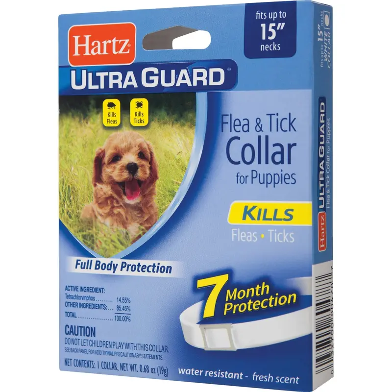 Hartz Ultraguard Waterproof Flea & Tick Collar For Puppies – Long-Lasting Protection 1