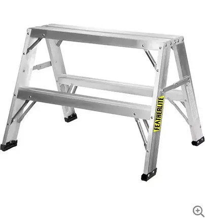Heavy-Duty Aluminum Sawhorse – 2-Foot Span 1