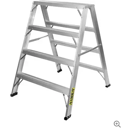 Heavy-Duty Aluminum Sawhorse – 4-Foot Span 1
