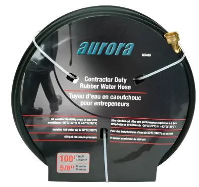 Heavy-Duty Contractor Rubber Hose – 100 Feet 3