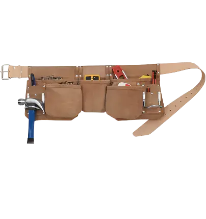 Heavy-Duty Contractor’S Tool Belt With Multiple Pockets 1