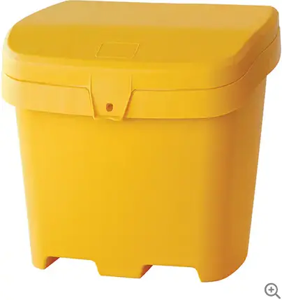Heavy-Duty Salt And Sand Storage Bin With Secure Hasp – 21" X 27" X 26" 1