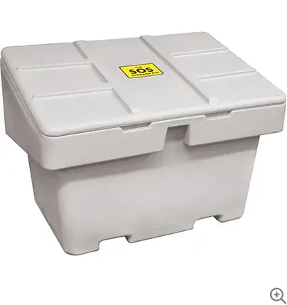 High-Capacity Salt Storage Bin – 18.5 Cu Ft (48" L X 33" W X 34" H) 1