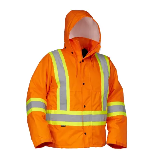 High-Visibility Orange Driver Safety Parka – L 1