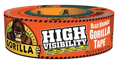 High-Visibility Orange Gorilla Tape – 2-Inch By 105-Foot Roll 1