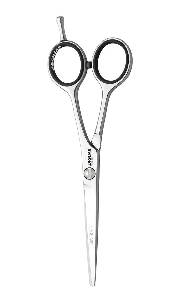 Jaguar White Line Silver Ice Straight Shears – High-Polish Cutting Performance 1