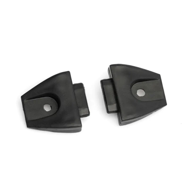 L-Track End Cap Set – Aluminum Surface-Mount, 2-Pack 1