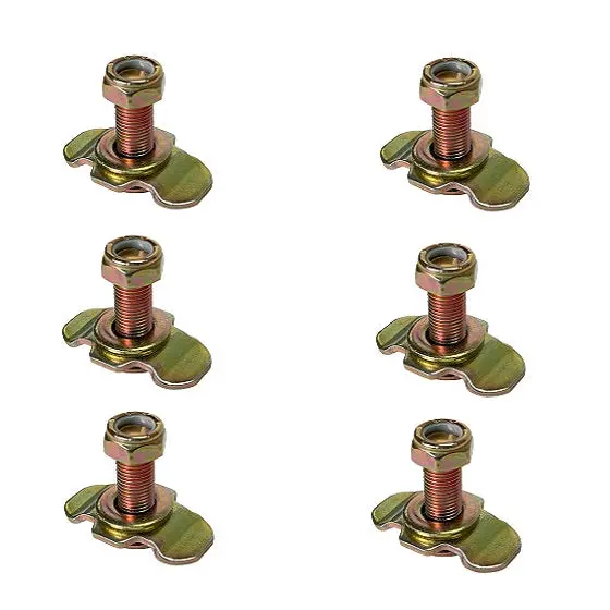 L-Track Threaded Stud Fitting – 6-Pack 1