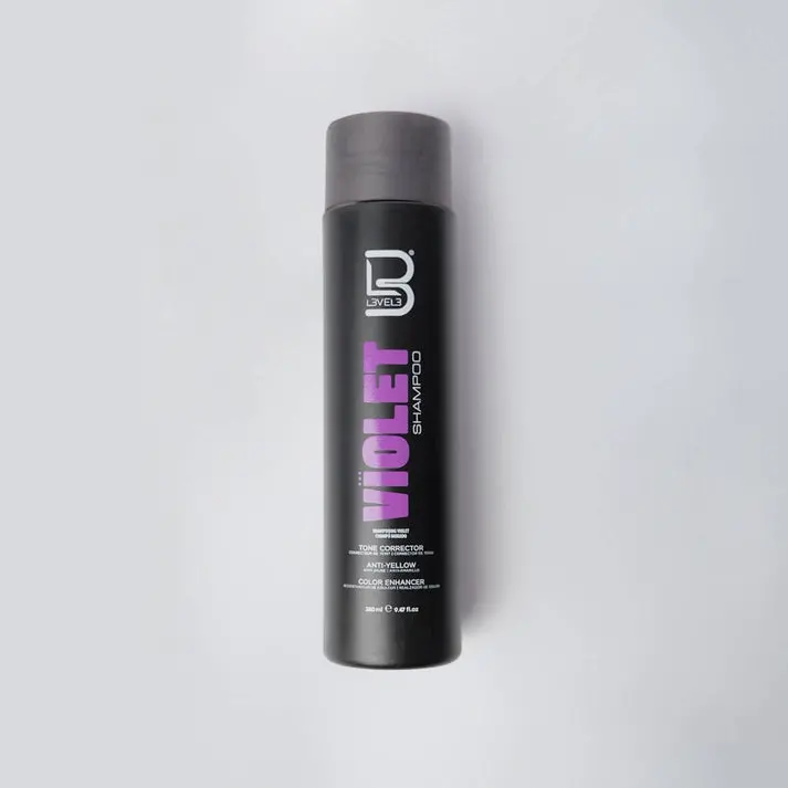 L3Vel3 Violet Tone-Correcting Shampoo To Neutralize Brassiness (280Ml) 1
