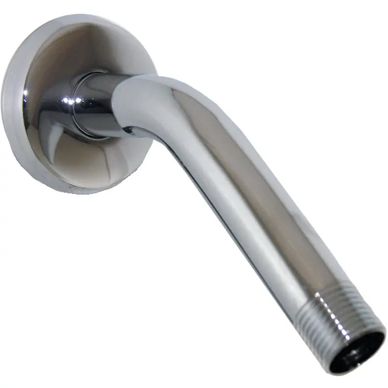 Lasco Chrome Shower Arm With Flange – 6-Inch Wall-Mounted Fixture 1