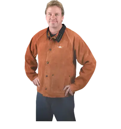 Lava Weld Flame-Resistant Welding Jacket – Size 5X (64–66 Chest) 1