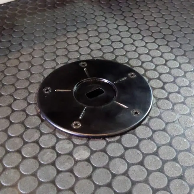 Low-Profile Removable Table Mounting Base For Van Interiors 1