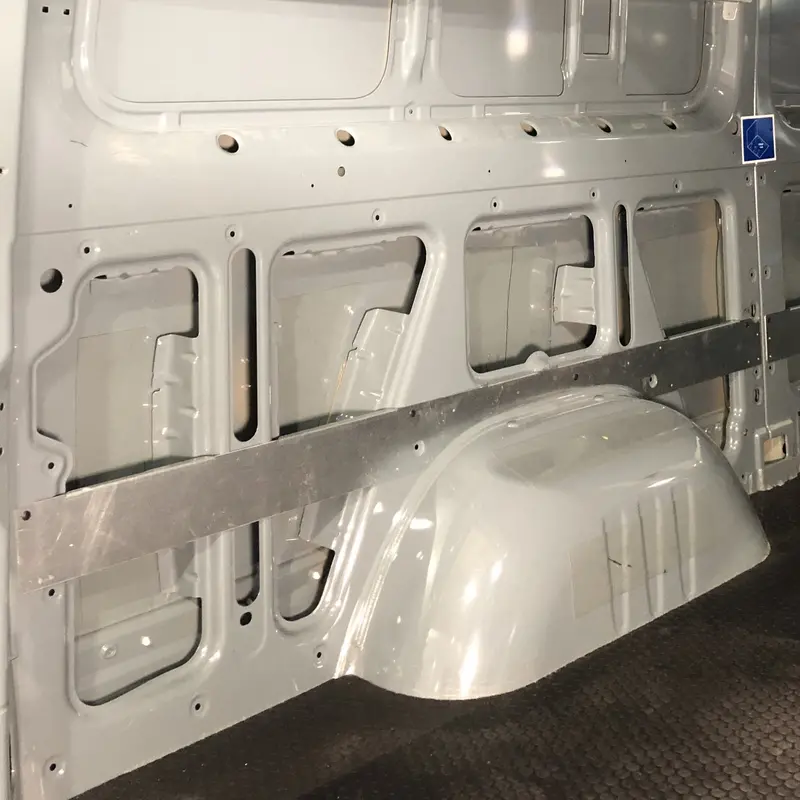 Lower Furniture Wall Brace Kit For 2007+ Sprinter 144" Vans 1