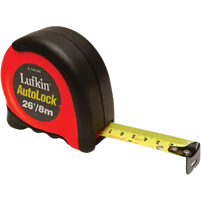 Lufkin 26-Foot (8-Meter) Steel Measuring Tape 1