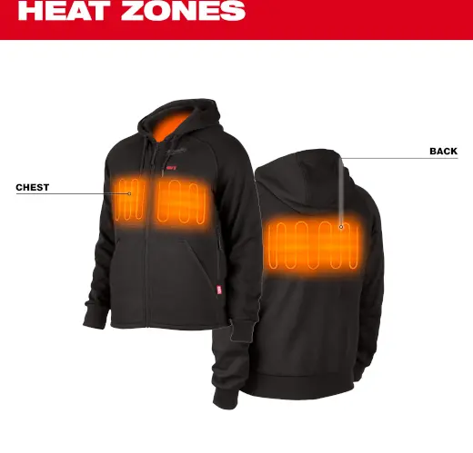 M12 Heated Hoodie Kit – Black Finish 1