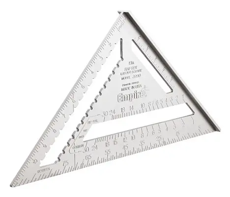 Magnum 12-Inch Aluminum Rafter Square For Carpentry 1