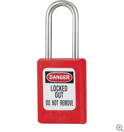 Master Padalock Kd Series Red Lockout Hasp 1