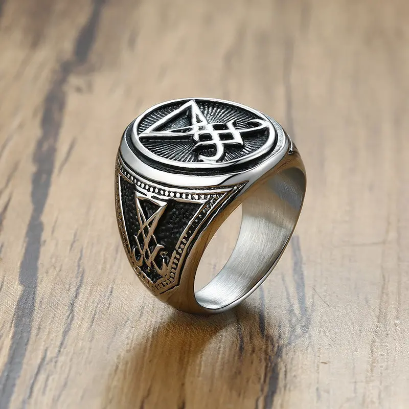 Men'S Titanium Steel Band – Sleek Matte Finish Ring 1