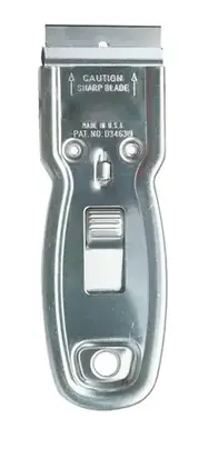 Metal Razor Blade Scraper – Rigid Steel Edge For Tough Residue Removal 1