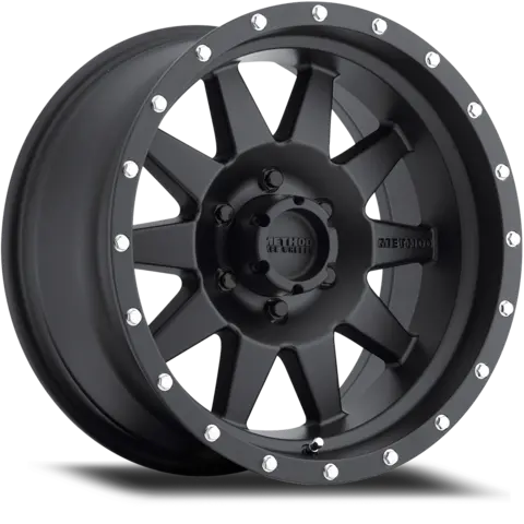 Method "The Standard" Matte Black Alloy Wheel – 17X7.5" 1
