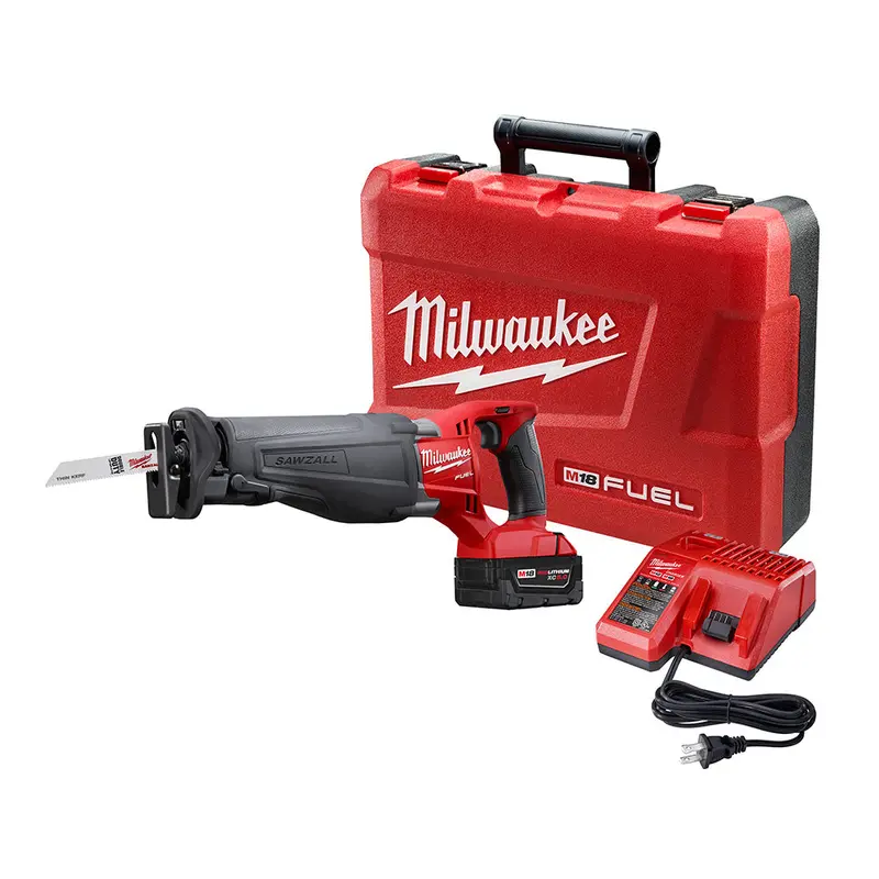 Milwaukee M18 Fuel Sawzall Reciprocating Saw Kit 1