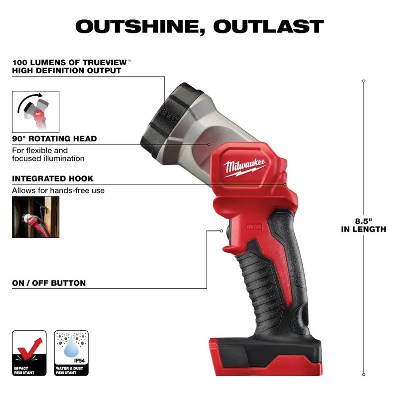 Milwaukee M18 Led Work Light – Portable Task Lighting 1