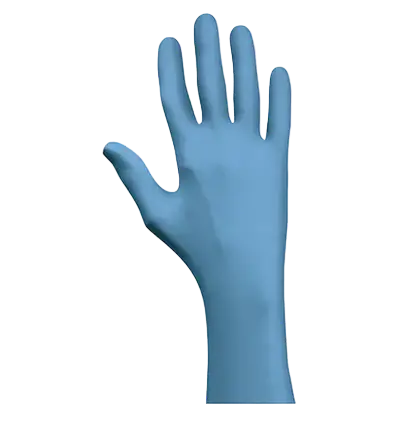 N-Dex 7500Pf Blue Nitrile Gloves – Medium, 100 Per Box 1