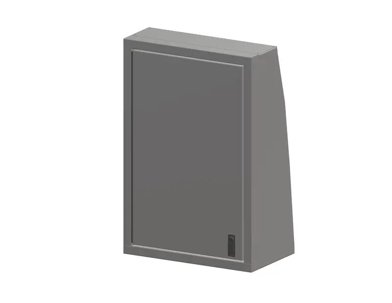 Narrow Sprinter Van Wall Cabinet (36"H × 14"D × 24"W) 1