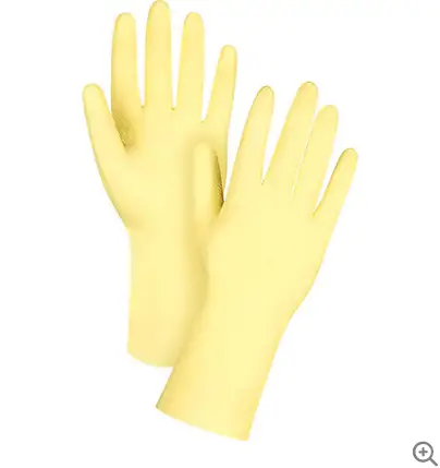 Natural Latex Rubber Gloves – Size 10 1